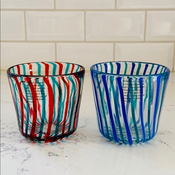 Anthropologie Pietro Glass Votive Candle Holders - Picture 6 of 13
